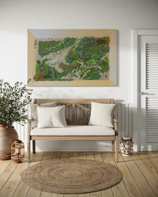 Biophilic Statement Piece - Driftwood & Moss - Image 1